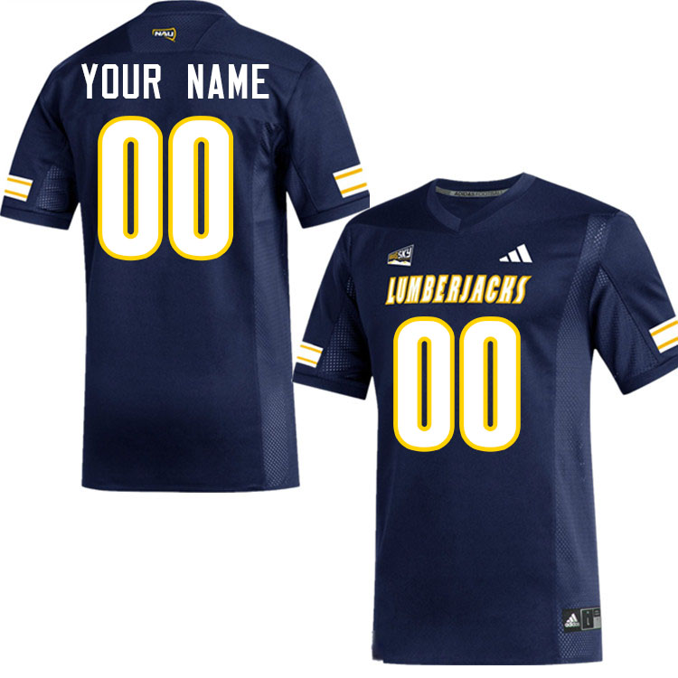 Custom Northern Arizona Lumberjacks Name And Number College Football Jerseys Stitched-Navy